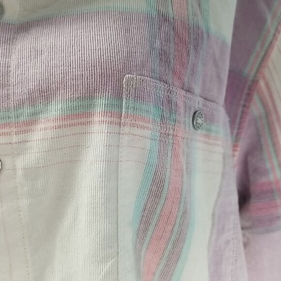 Tommy Bahama Coastline Cord XLT Shirt Mens Button Up Corduroy Grand Isle Plaid - Picture 3 of 13